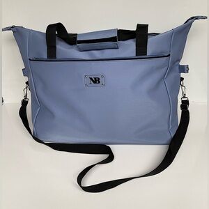 NB Blue Waterproof Wear-Resistant Large Travel Tote Bag - One Size - New